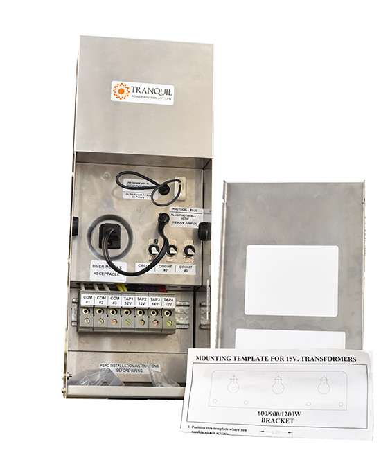 Landscape lighting multi-tap LV transformers 900w